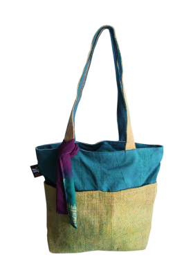 RICE & CARRY Jute - Einkaufstasche / Shopper Small