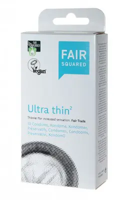 Fair Squared Kondome Ultra Thin 10er – vegan