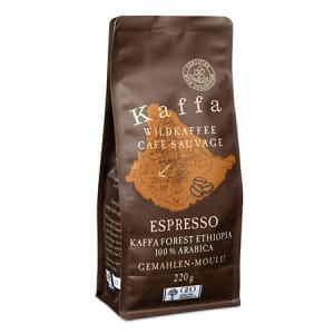 Kaffa Espresso gemahlen 220g. Bio & Fairtrade