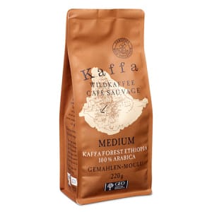 Kaffa Medium gemahlen 220g. Bio & Fairtrade