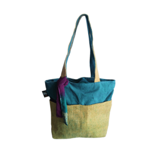 RICE & CARRY Jute – Einkaufstasche / Shopper Small