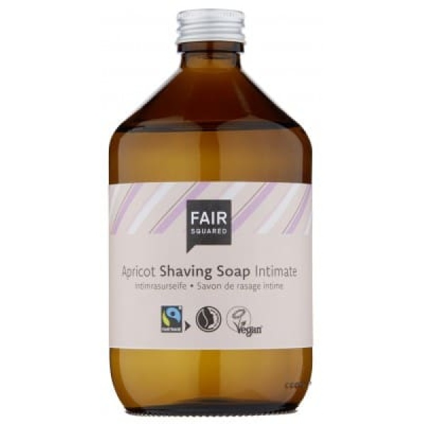 FAIR SQUARED Shaving Soap Apricot 500ml ZERO WASTE