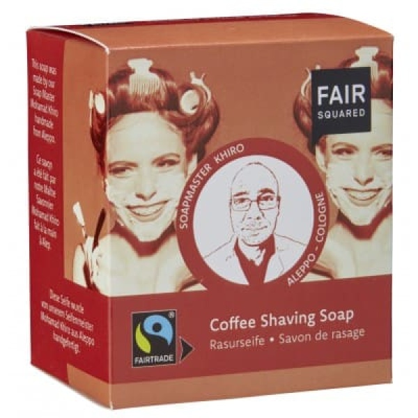 FAIR SQUARED Rasurseife Coffee - 2x80gr.