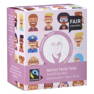 FAIR SQUARED Gesichtsseife Aprikose für sensible Haut – 2x80gr.