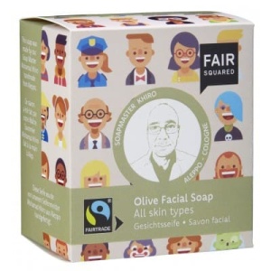 FAIR SQUARED Gesichtsseife Olive für alle Hauttypen – 2x80gr.