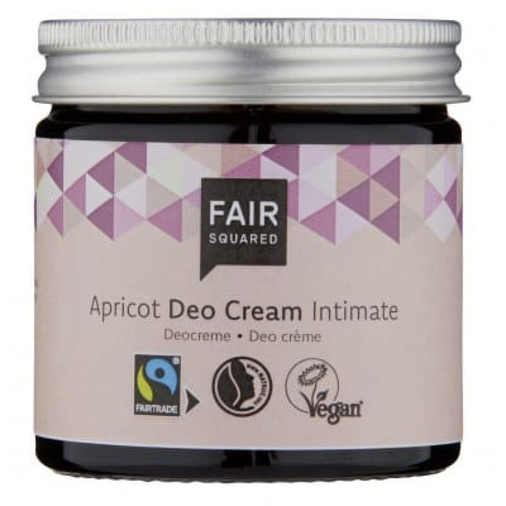 FAIR SQUARED Intimate Deo Cream Apricot 50ml ZERO WASTE