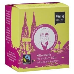 FAIR SQUARED Kölschseife för mollich däts (bei sensibler Kopfhaut)