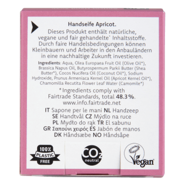 FAIR SQUARED Handsoap Fatima Apricot 2x80gr.