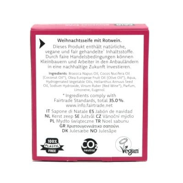FAIR SQUARED Christmas Soap 2 x 80g