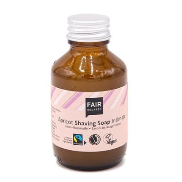 FAIR SQUARED Shaving Soap Apricot 100ml ZERO WASTE