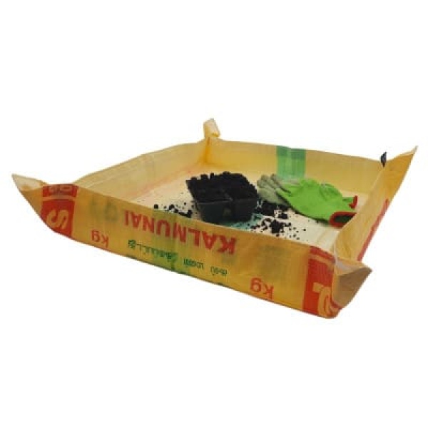 FAIR ZONE Upcycling-Pflanzmatte / Umtopfmatte 70x70