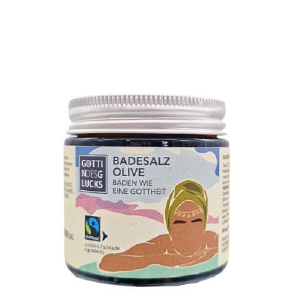 Göttin des Glücks Badesalz Olive 50g