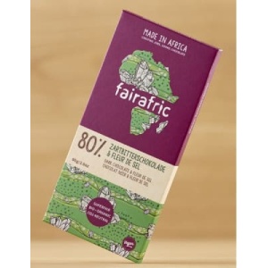 FAIRAFRIC BIO Zartbitter&Salz 80% 80g