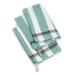 2er-Set Geschirrtücher grün
