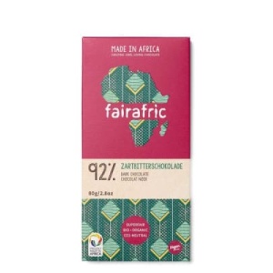 FAIRAFRIC BIO Zartbitter 92% 80g