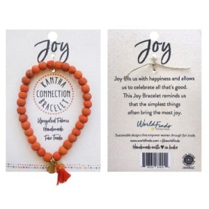 WORLDFINDS Kantha Connection Bracelet – Joy (BR-3014-org)