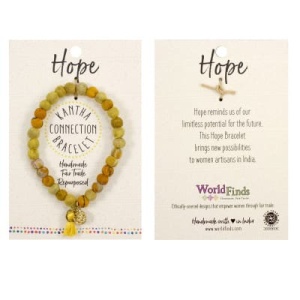 WORLDFINDS Kantha Connection Armband/Bracelet – Hope (yellow) (BR-3014-yel)