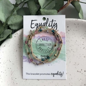 WORLDFINDS Cause Armband/Bracelet – Equality (Multi) (BR-3064-equality)