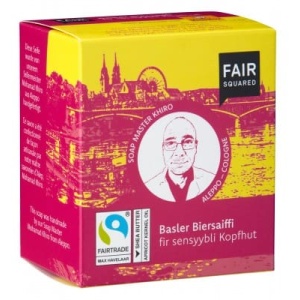 FAIR SQUARED Basler Bierseife für sensible Kopfhaut