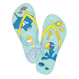 Globi Flipflops – Grösse 30