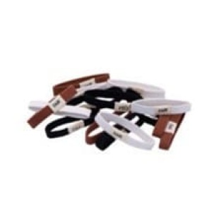 FAIR SQUARED Haargummis / Hairband 5er weiss