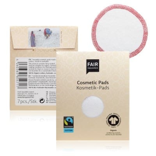 FAIR SQUARED Kosmetik Pads 7 Stk.