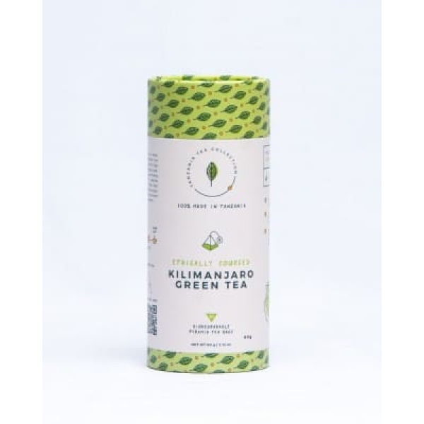 KAZI YETU Kilimanjaro Green Tea - 20 Teepyramiden 50-60g