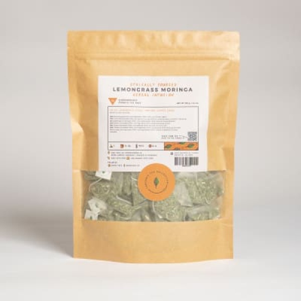 KAZI YETU Lemongrass Moringa - 50 Teepyramiden Refill