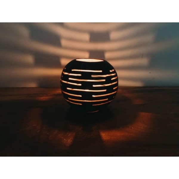 SASAK MARKET Coconut Candle sunrise