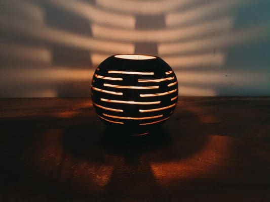 SASAK MARKET Coconut Candle sunrise