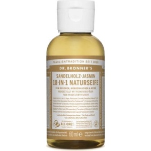 Dr. Bronner’s Flüssigseife Sandelholz/Jasmin 60 ml