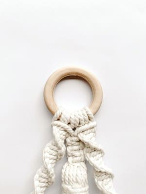 SASAK MARKET Makramee Handtuchhalter