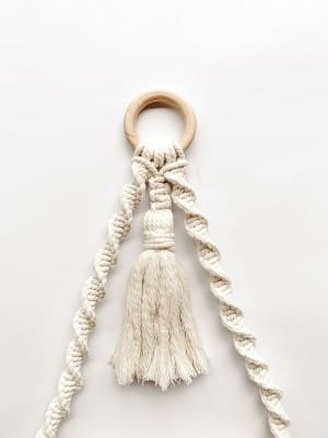 SASAK MARKET Makramee Toilettenpapierhalter