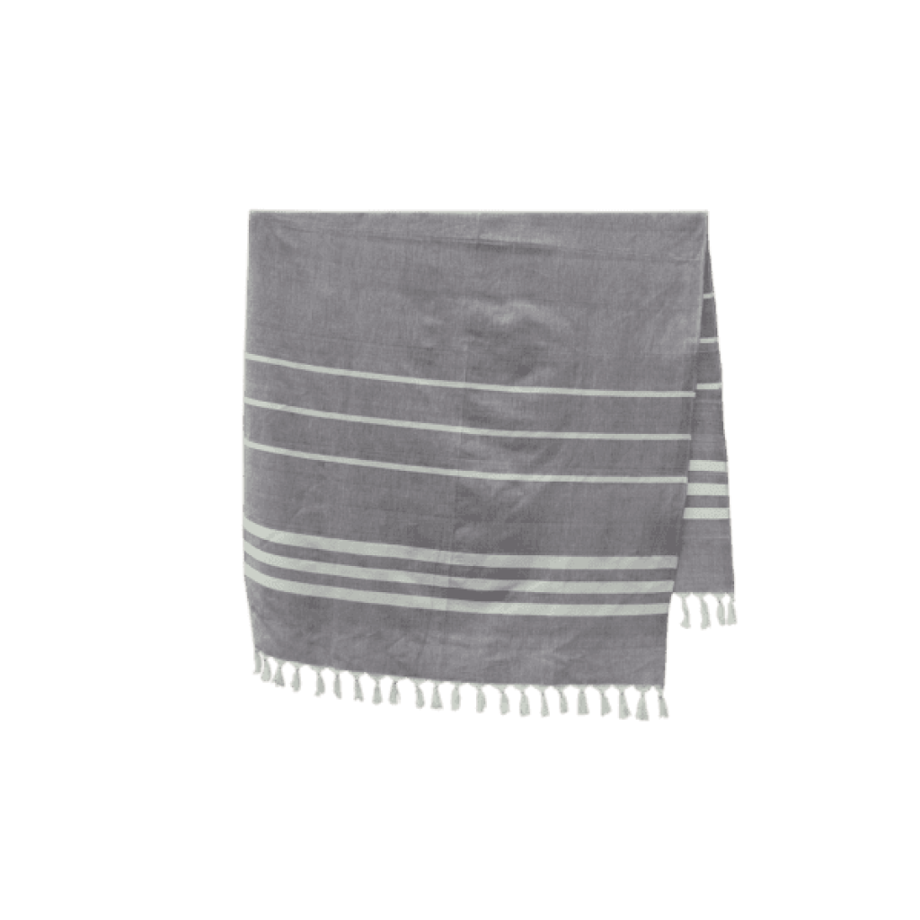 ClickClack Fair Trade Tuch Baumwolle grau