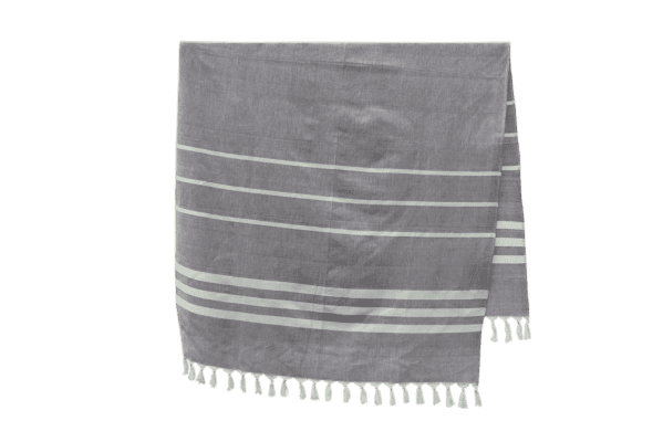 ClickClack Fair Trade Tuch Baumwolle grau