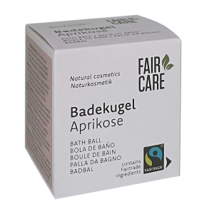 FAIR CARE Badekugel Aprikose (1 Stück)