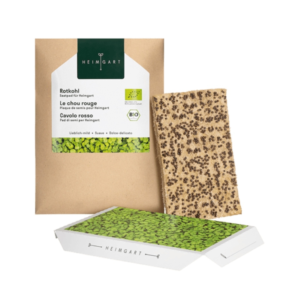 HEIMGART Microgreens "Rotkohl" Saatgutpads