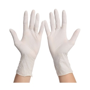 FAIR ZONE Einweg Latex Handschuhe Large 20 Stück