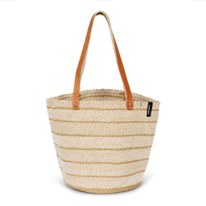 MIFUKO Pamba Shopper braun twill – M