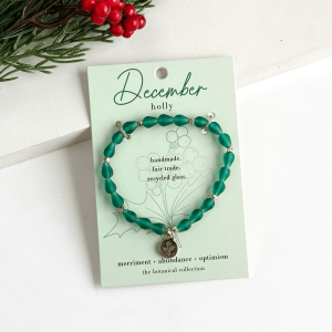 WORLDFINDS Geburtsmonat Armband “botanical collection” Dezember