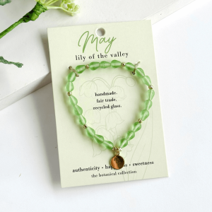 WORLDFINDS Geburtsmonat Armband “botanical collection” Mai