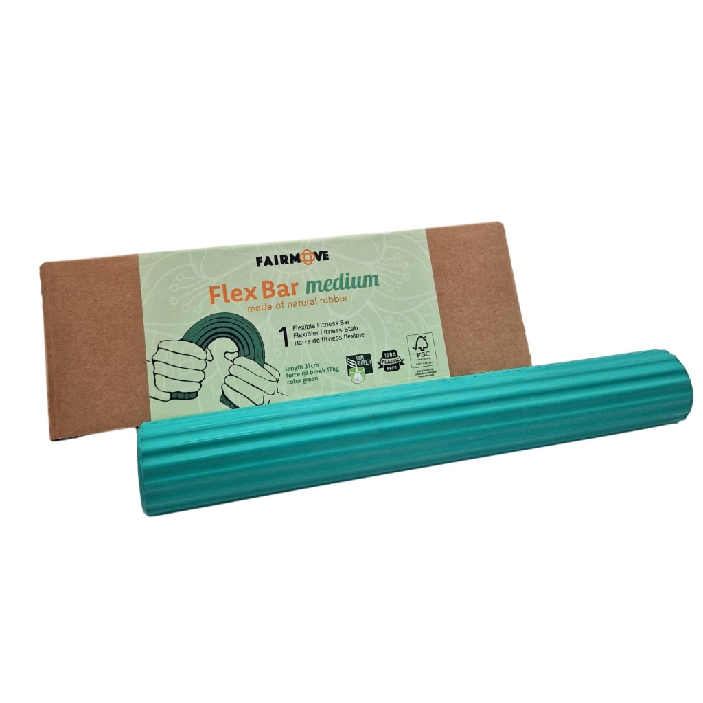 FAIR MOVE Fitness Bar Medium (Green) 17 Kilo - 31cm / 4,5cm