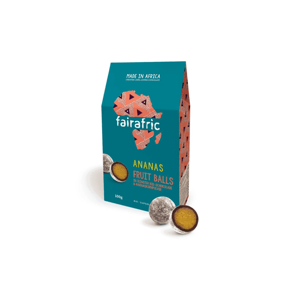 FAIRAFRIC Fruit Balls Ananas 100g Bio