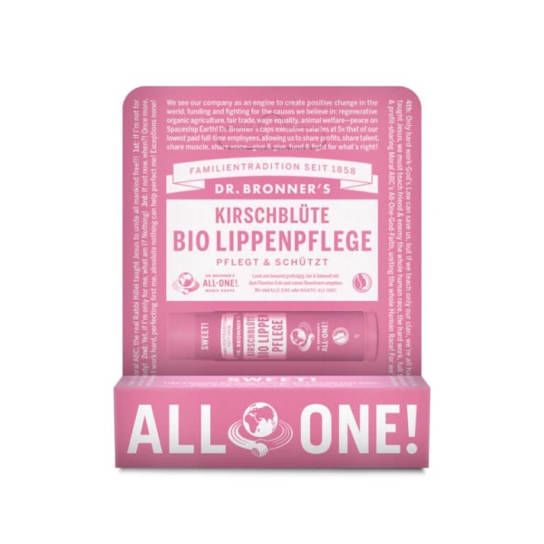 DR. BRONNER'S Bio Lippenpflege Kirschblüte / Cherry Blossom