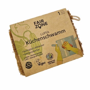 FAIR ZONE Küchenschwamm Loofah