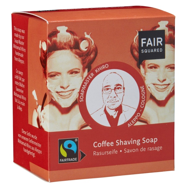 FAIR SQUARED Coffee Shaving Soap / Rasurseife - 500gr.