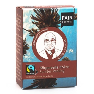 FAIR SQUARED Coconut Body Soap Peeling – 18 Seifen x 80gr