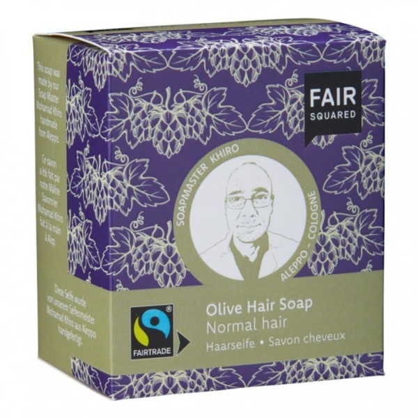 FAIR SQUARED Olive Hair Soap - 18 Seifen x 80gr