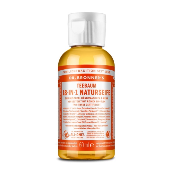 Dr. Bronner's Flüssigseife Teebaum 60 ml