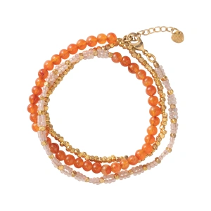 A BEAUTIFUL STORY loving carnelian bracelet